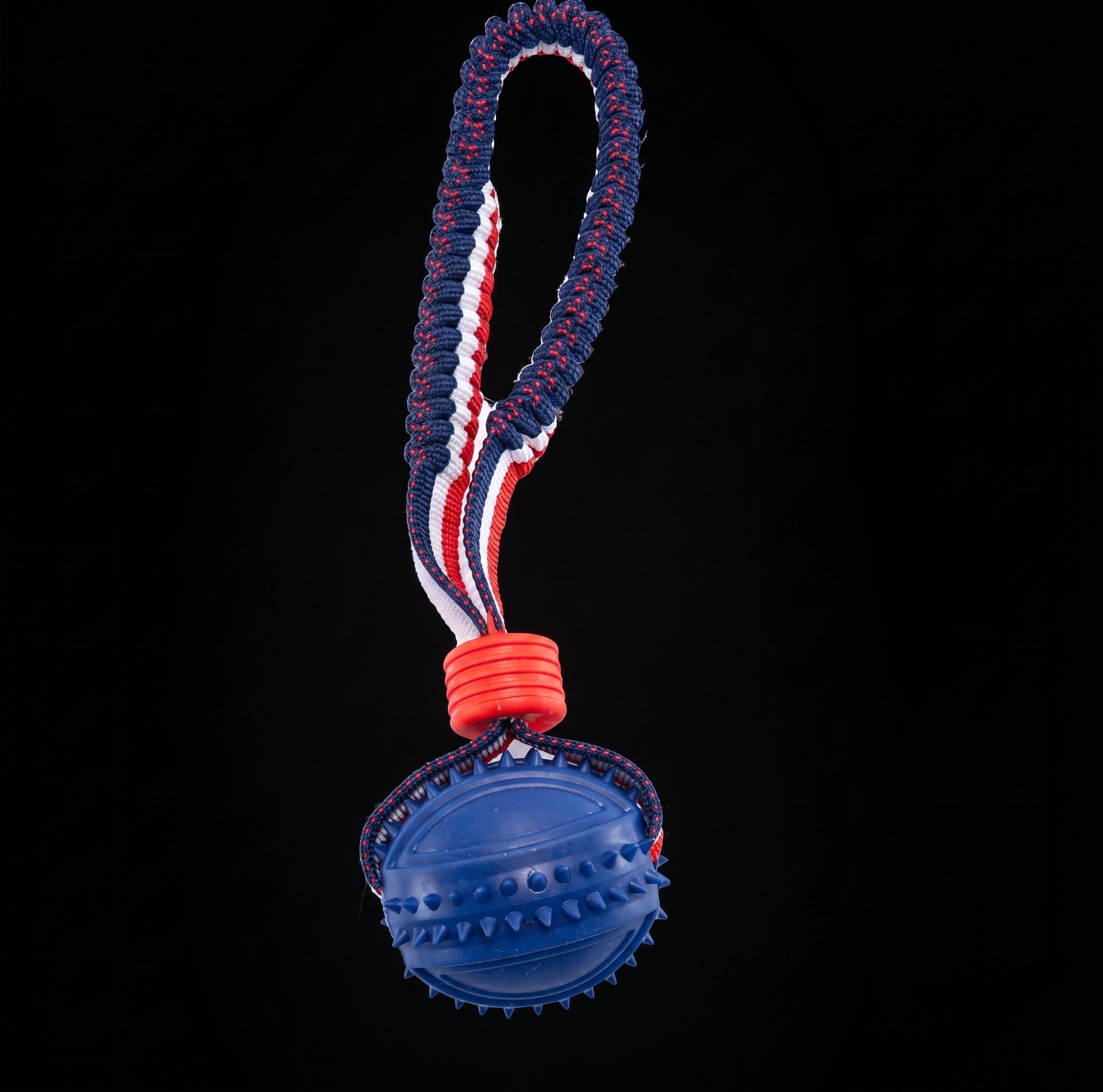 Interactive Dog Chew Ball with Rope
